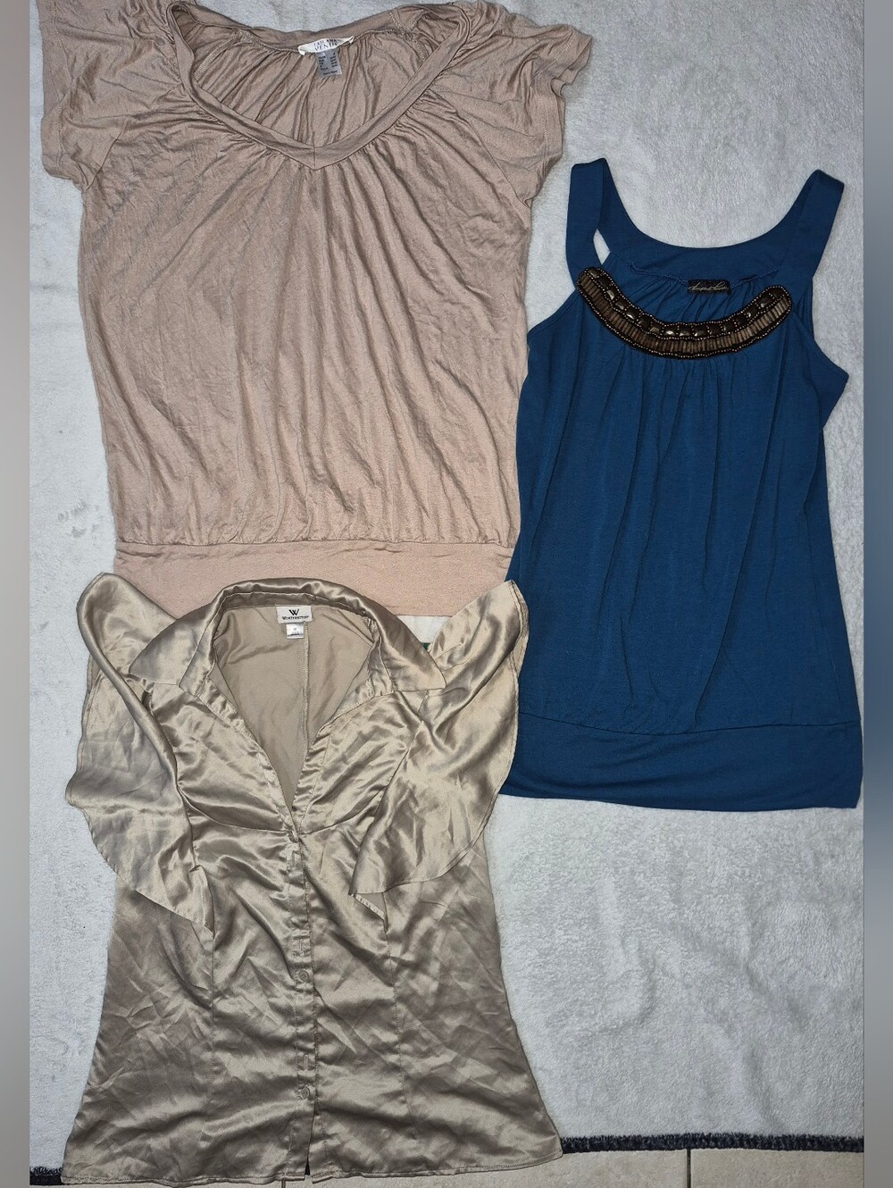 3pc Dressy Workwear Tops Bundle Size M Lascana Worthington